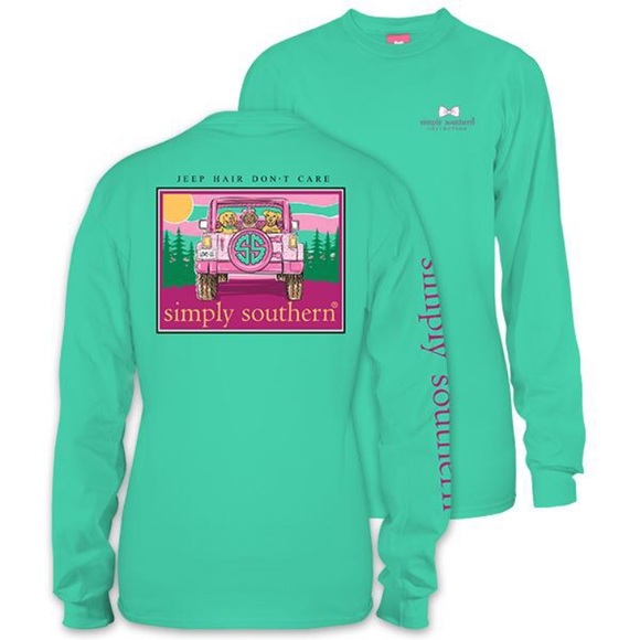 Simply Southern Tops - ⚡️FLASH SALE⚡️Jeep/dog Simply Southern long sleeve